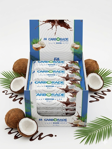 CAR80004 FA Nutrition Carborade Recovery Bar BOX 24 - Image 1